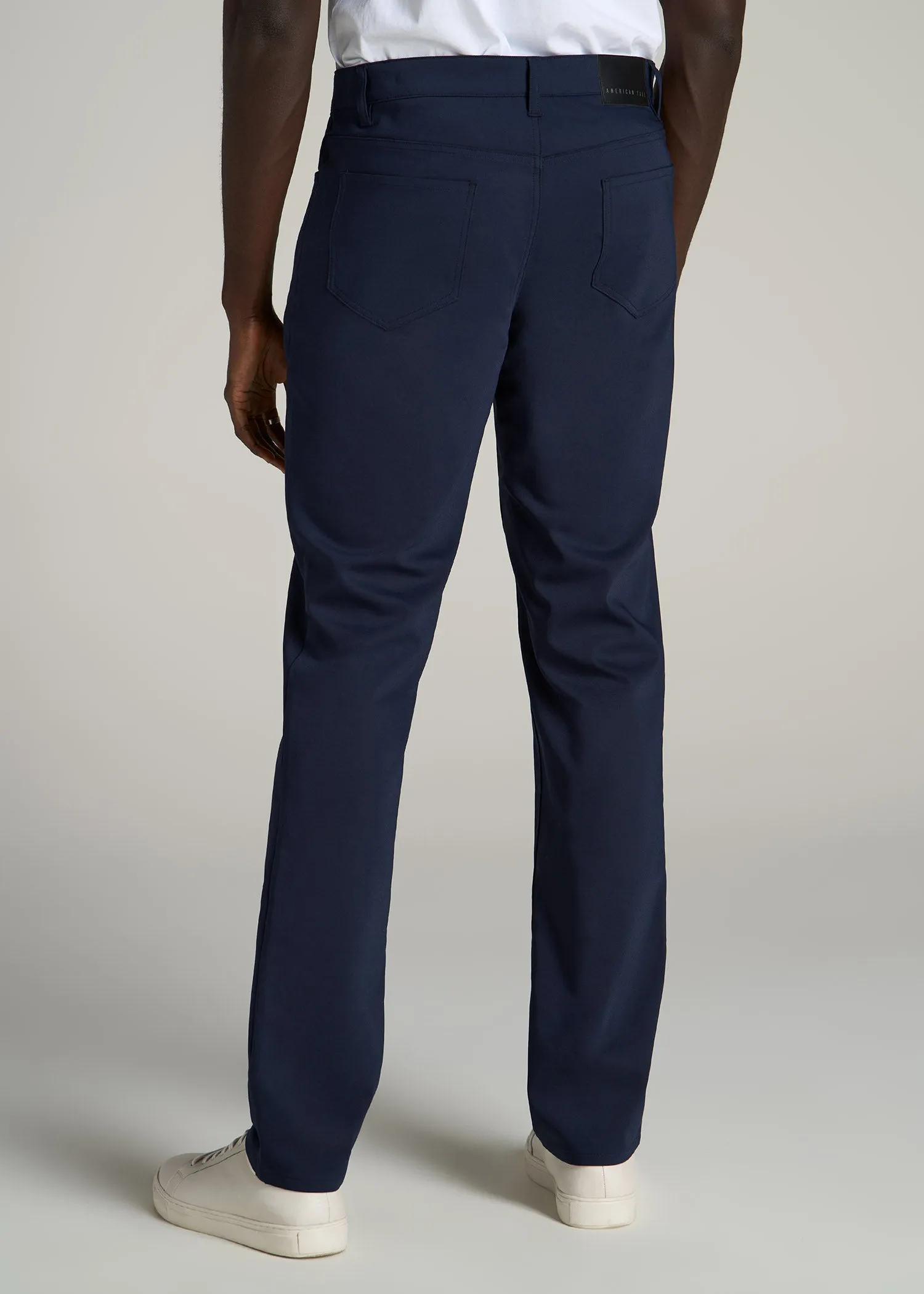 365 Stretch 5-Pocket TAPERED Pants for Tall Men in Evening Blue sold by American Tall product image thumbnail 5