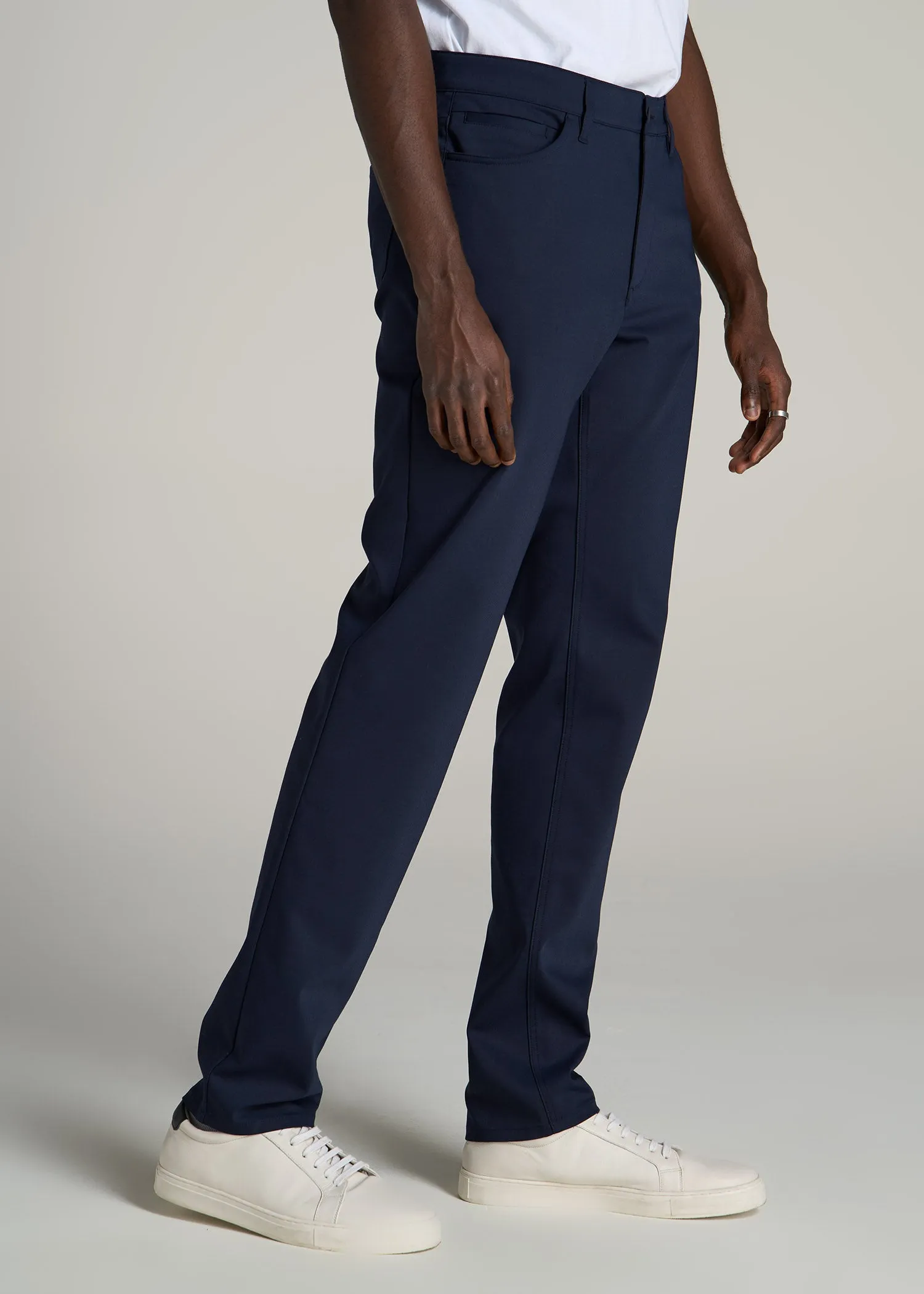 365 Stretch 5-Pocket TAPERED Pants for Tall Men in Evening Blue sold by American Tall product image thumbnail 3