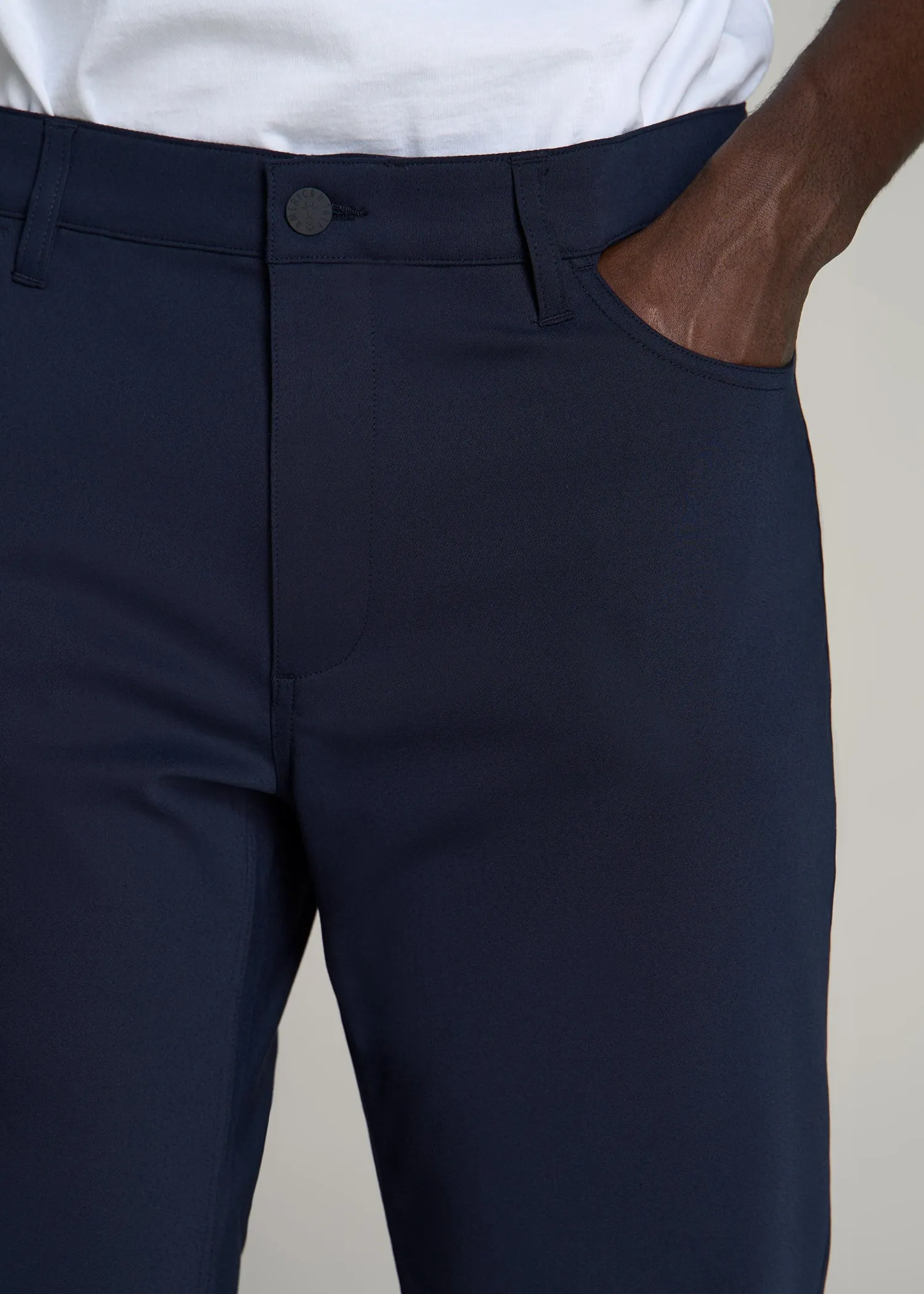 365 Stretch 5-Pocket TAPERED Pants for Tall Men in Evening Blue sold by American Tall product image thumbnail 2