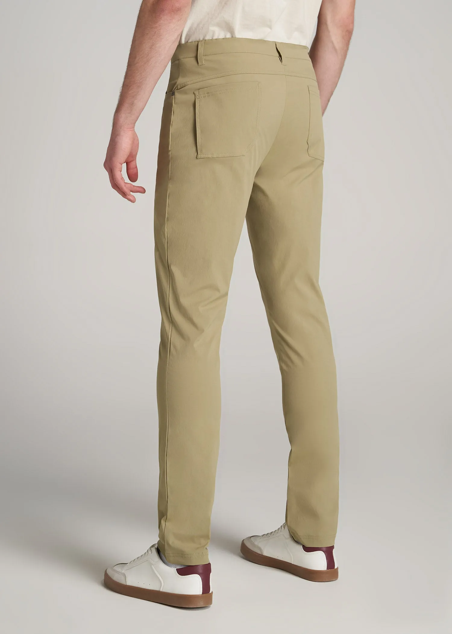 TAPERED-FIT Traveler Pants for Tall Men in Tan sold by American Tall product image thumbnail 5