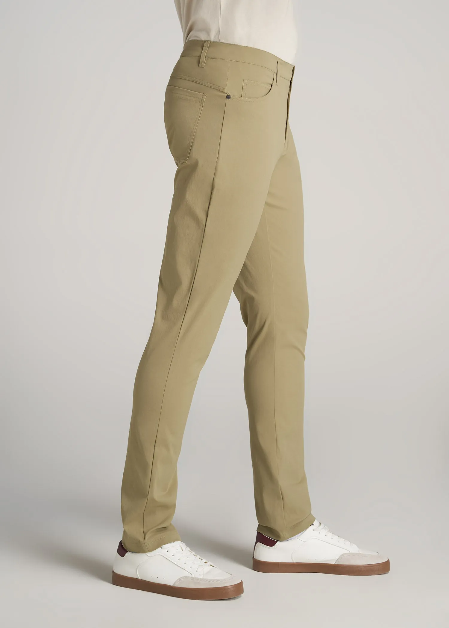 TAPERED-FIT Traveler Pants for Tall Men in Tan sold by American Tall product image thumbnail 3