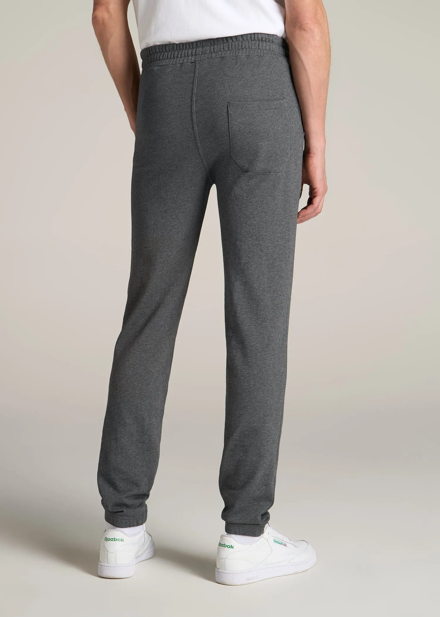 Wearever French Terry Sweatpants for Tall Men in Charcoal Mix sold by American Tall product image thumbnail 5