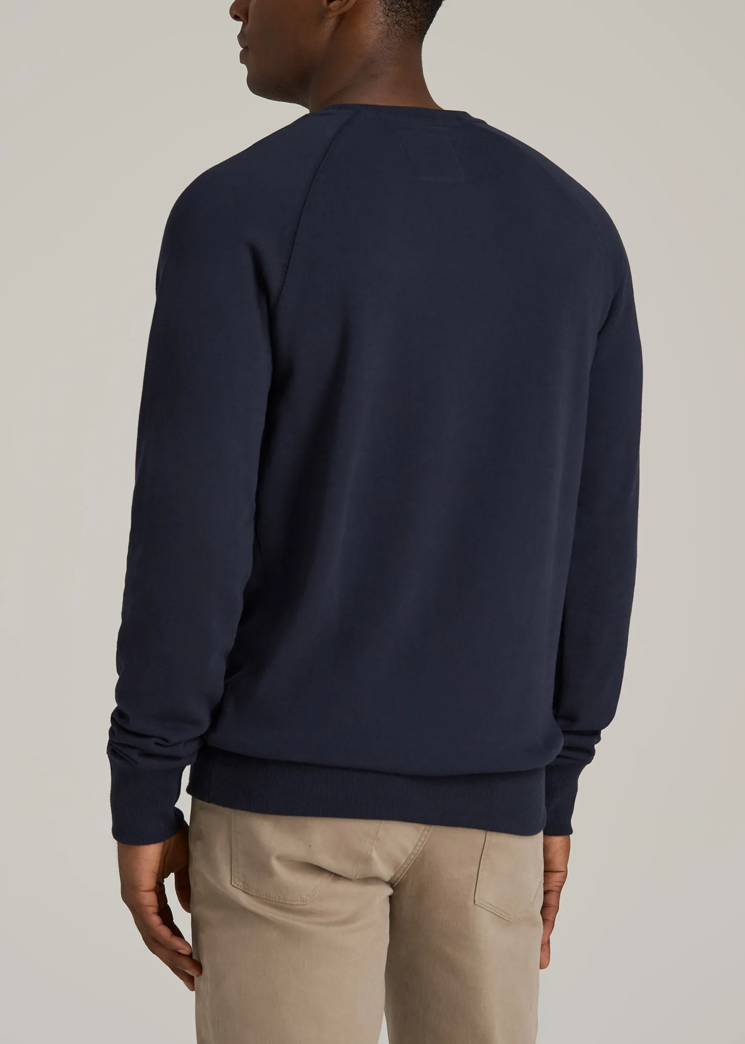 Wearever 2.0 French Terry Crewneck Sweatshirt for Tall Men in Evening Blue sold by American Tall product image thumbnail 5