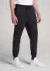 A.T. Performance Slim French Terry Joggers for Tall Men in Black sold by American Tall