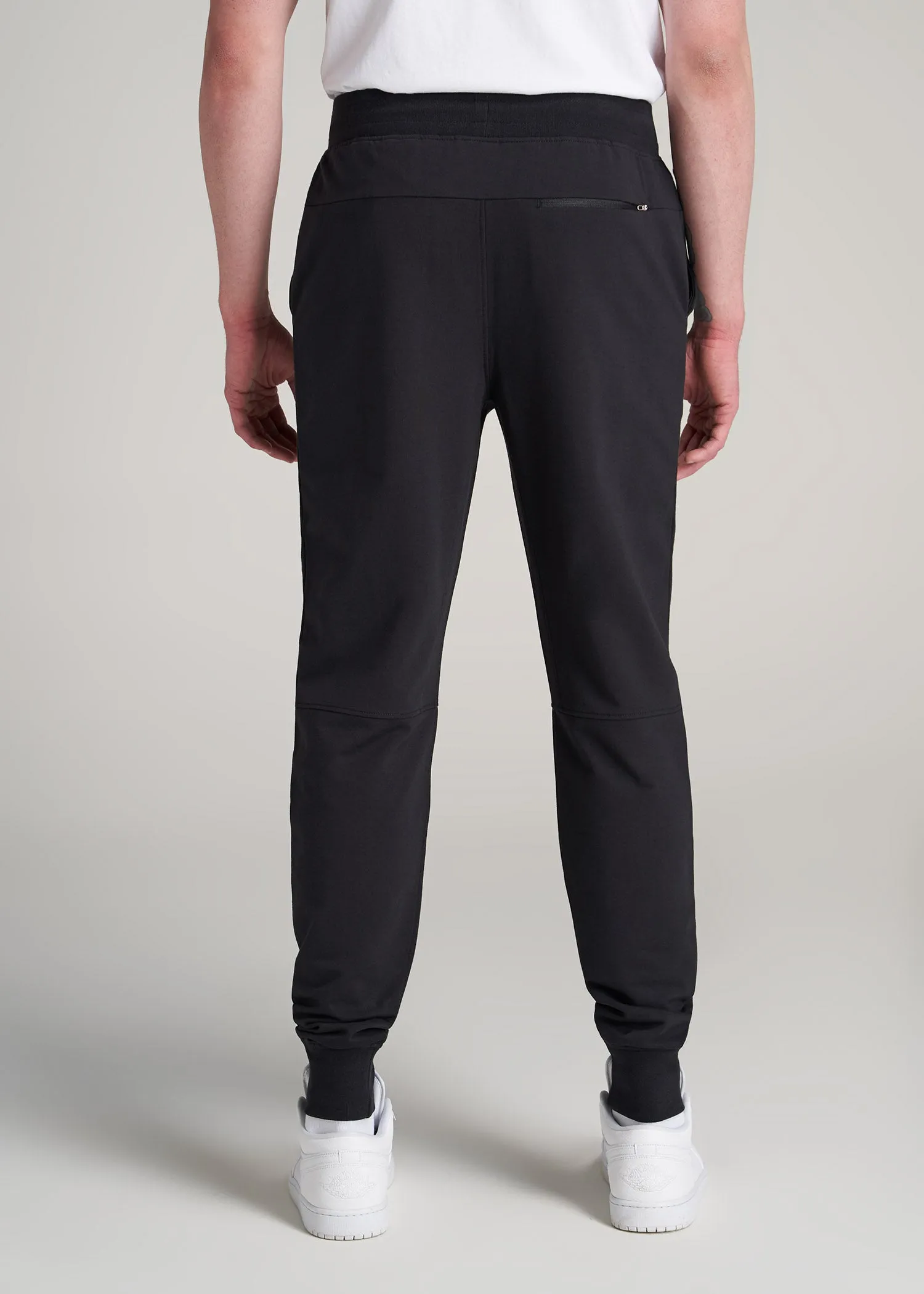 A.T. Performance Slim French Terry Joggers for Tall Men in Black sold by American Tall product image thumbnail 5