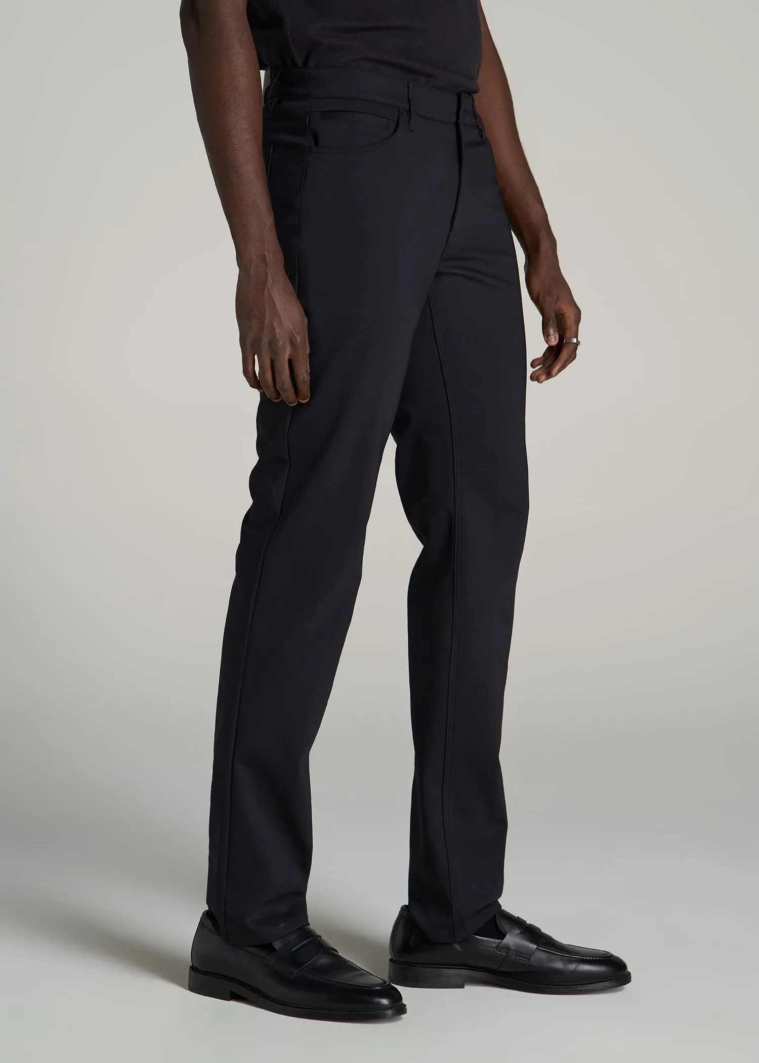 365 Stretch 5-Pocket TAPERED Pants for Tall Men in Black sold by American Tall product image thumbnail 3