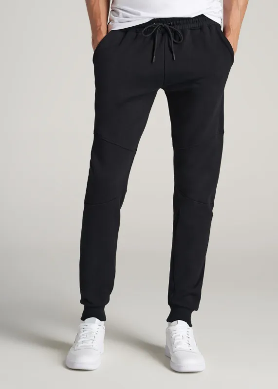 Wearever Fleece Joggers for Tall Men in Black sold by American Tall
