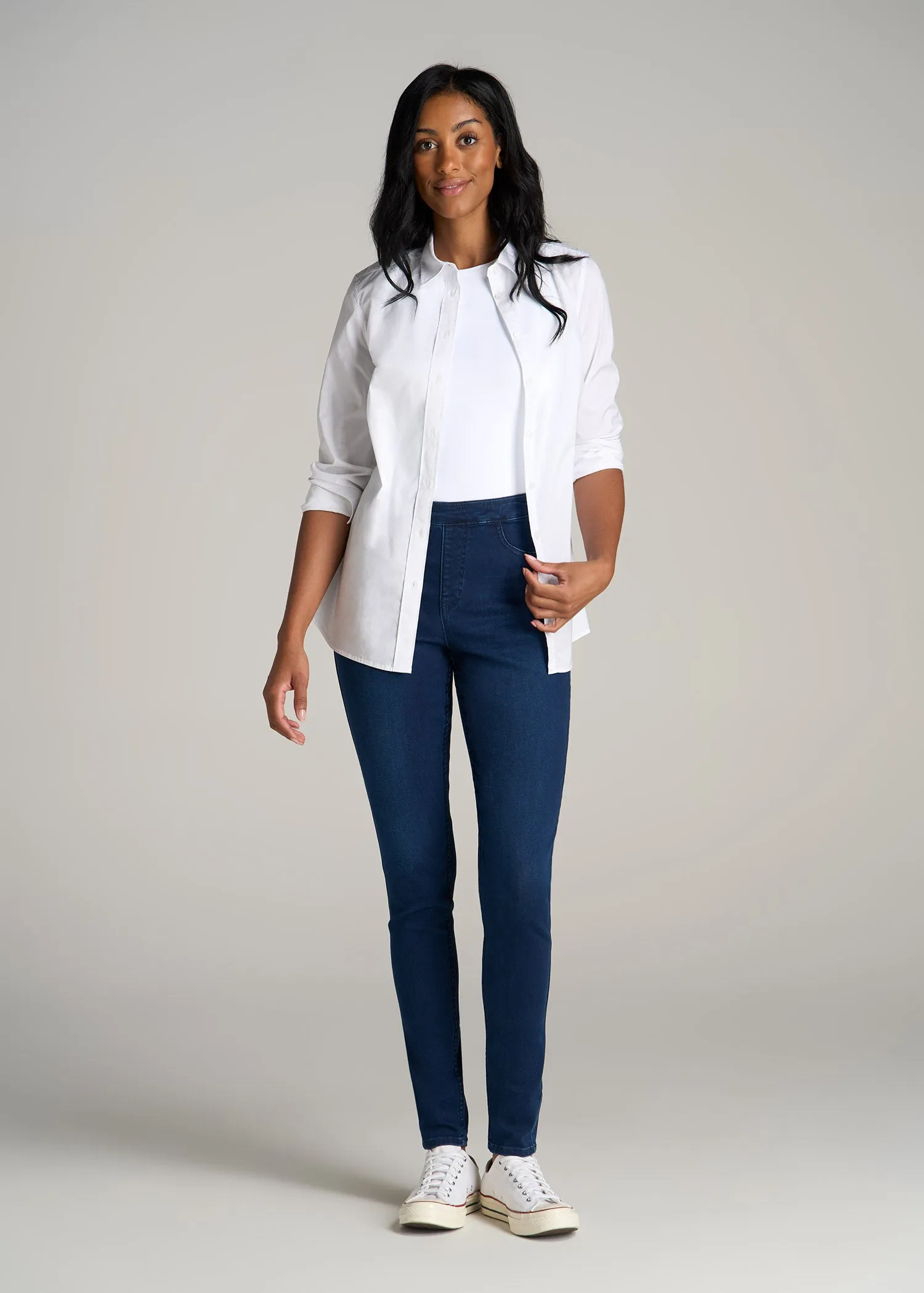 Jeggings for Tall Women in Twilight Blue sold by American Tall product image thumbnail 4
