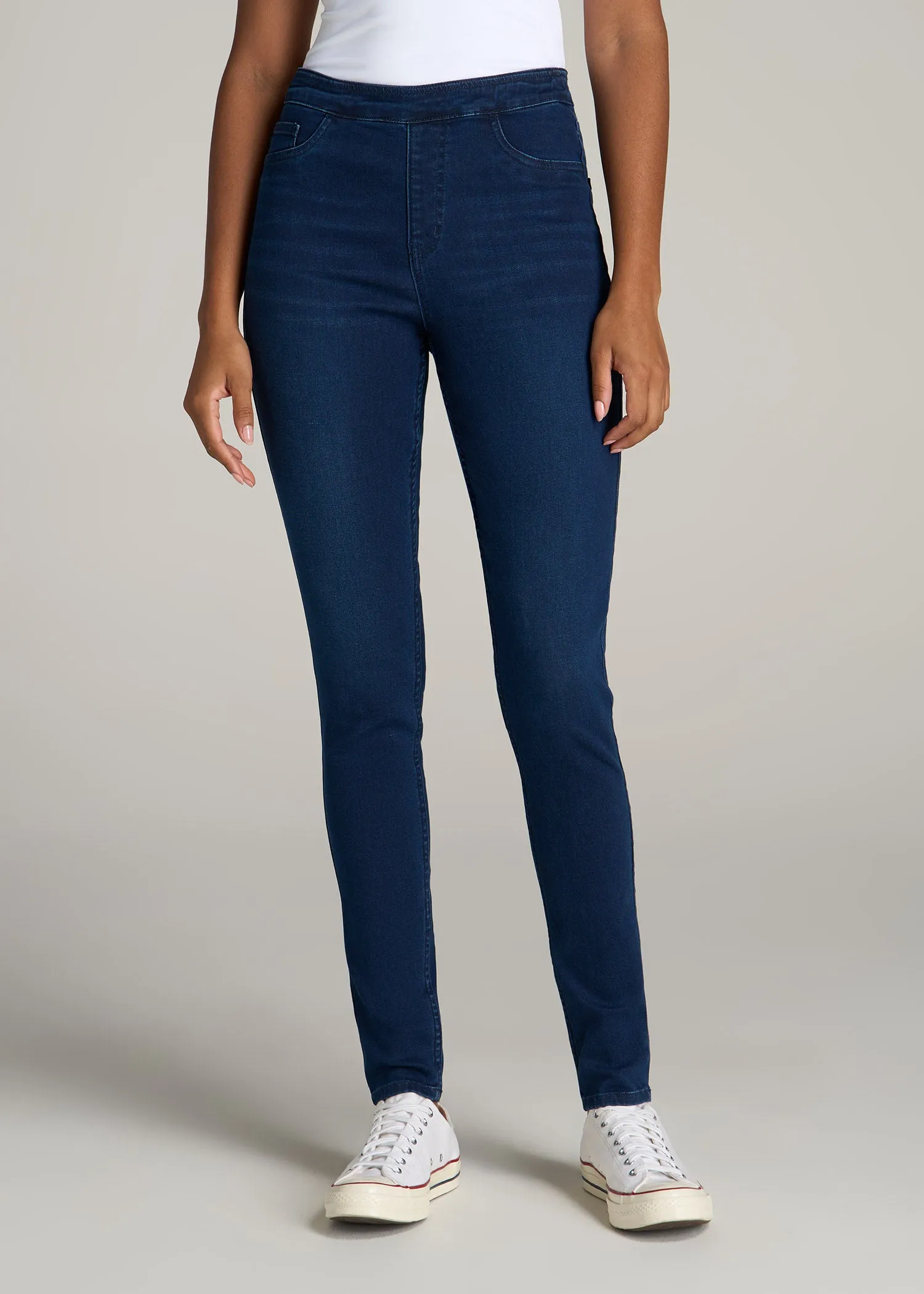 Jeggings for Tall Women in Twilight Blue sold by American Tall