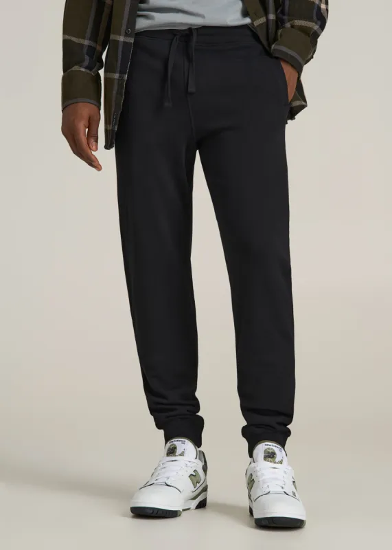 Wearever 2.0 French Terry Joggers for Tall Men in Black sold by American Tall