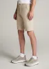Traveler Chino Shorts for Tall Men in Light Khaki sold by American Tall