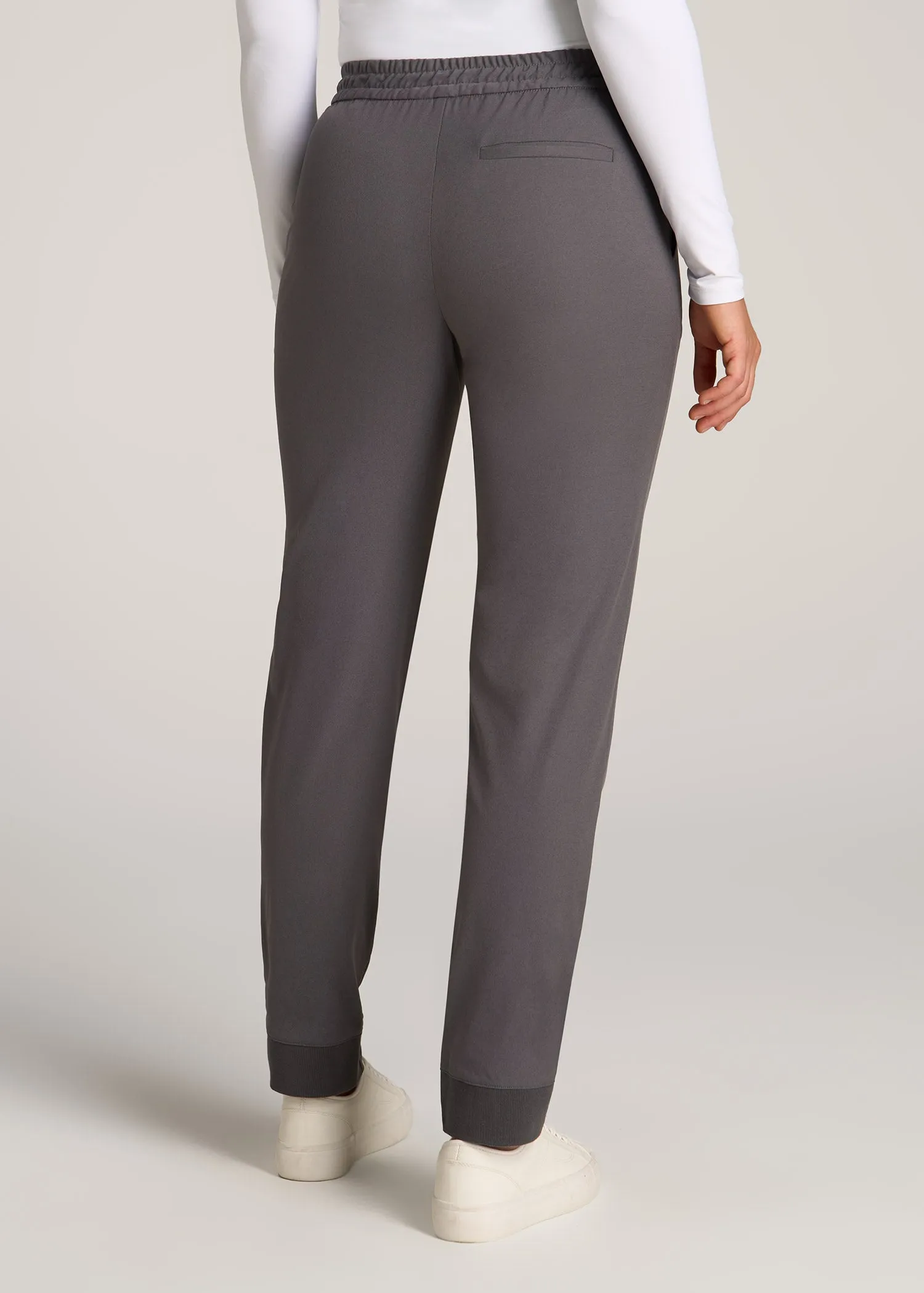 Pull-on Traveler Pants 2.0 for Tall Women in Light Ash sold by American Tall product image thumbnail 5