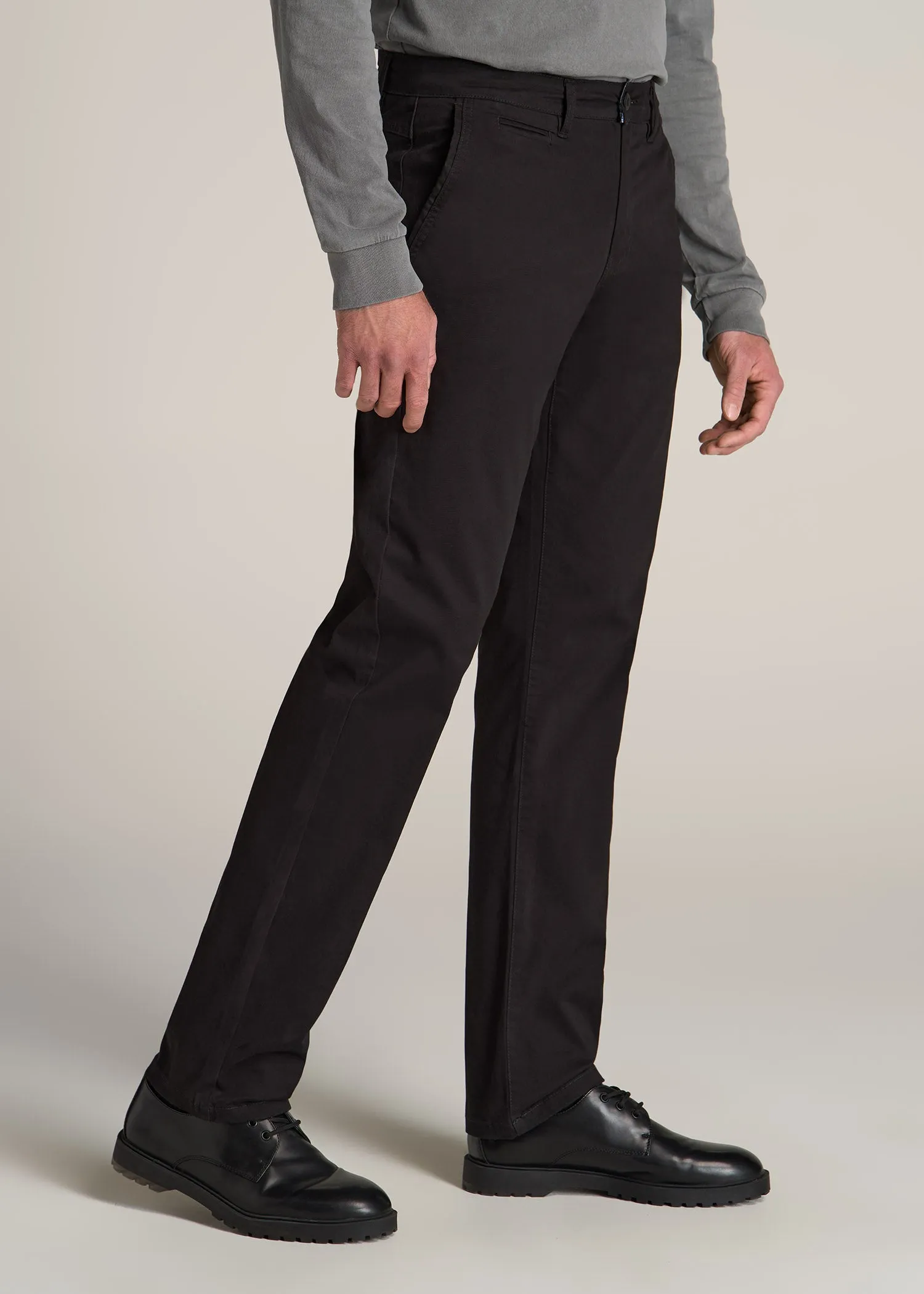 J1 STRAIGHT Leg Chinos for Tall Men in Black sold by American Tall product image thumbnail 3