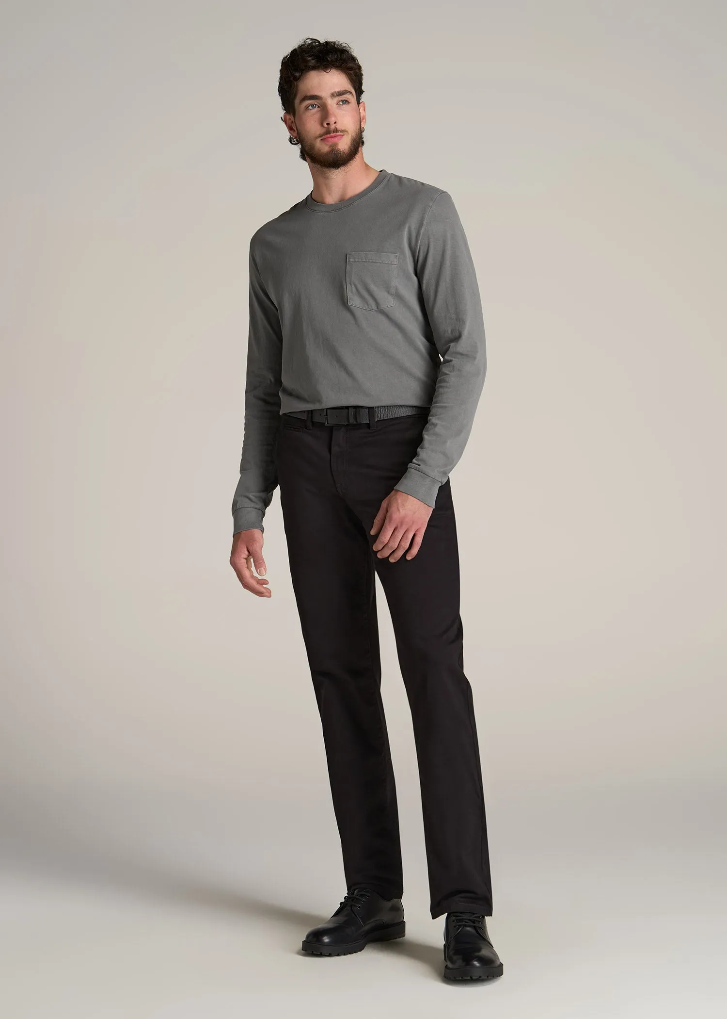 J1 STRAIGHT Leg Chinos for Tall Men in Black sold by American Tall product image thumbnail 4