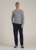 Wearever 2.0 Fleece Straight Leg Sweatpants for Tall Men in Evening Blue sold by American Tall