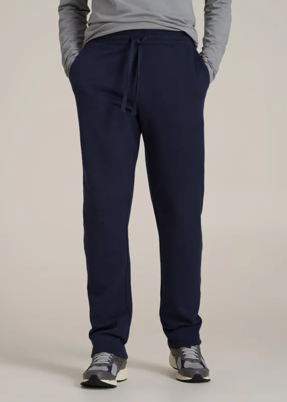 Wearever 2.0 Fleece Straight Leg Sweatpants for Tall Men in Evening Blue sold by American Tall