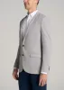 Textured Blazer for Tall Men in Soft Grey sold by American Tall