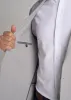 Textured Blazer for Tall Men in Soft Grey sold by American Tall