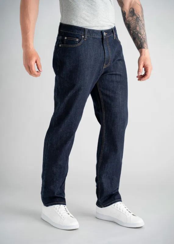 J1 STRAIGHT LEG Jeans for Tall Men in Heritage Indigo Wash sold by American Tall