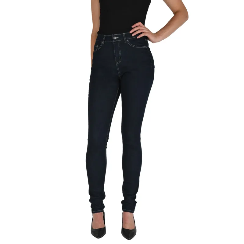 Last Chance: Georgia HIGH RISE SKINNY Women's Jean in Dark Blue made by American Tall
