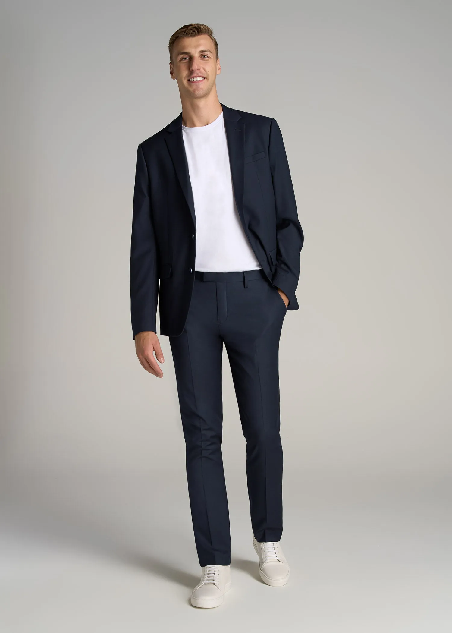 Suit Trousers for Tall Men in True Navy sold by American Tall product image thumbnail 4