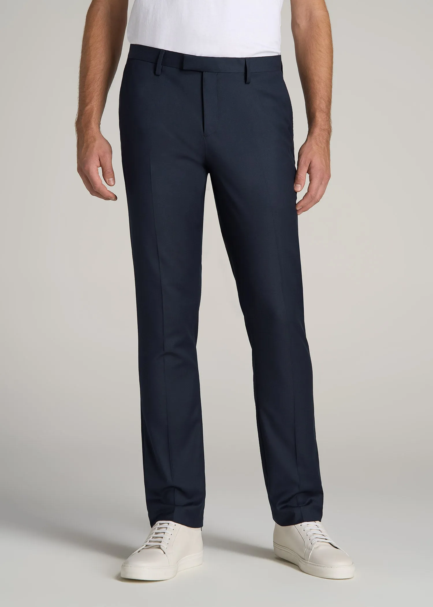 Suit Trousers for Tall Men in True Navy sold by American Tall