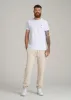 Wearever 2.0 Fleece Sweatpants for Tall Men in Light Stone sold by American Tall