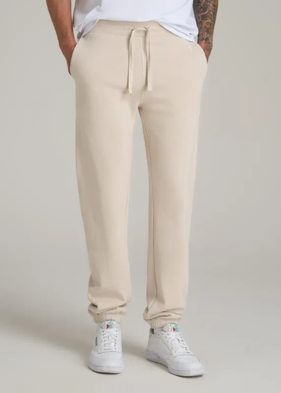 Wearever 2.0 Fleece Sweatpants for Tall Men in Light Stone sold by American Tall