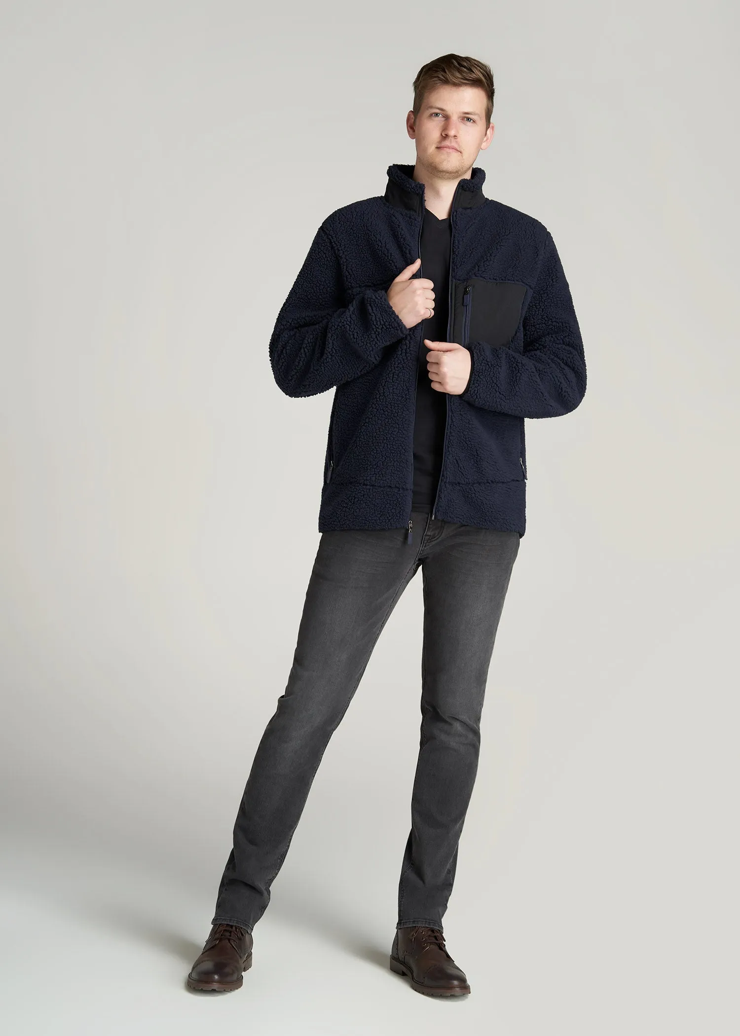 Carman TAPERED Jeans for Tall Men in Dark Smoke sold by American Tall product image thumbnail 4