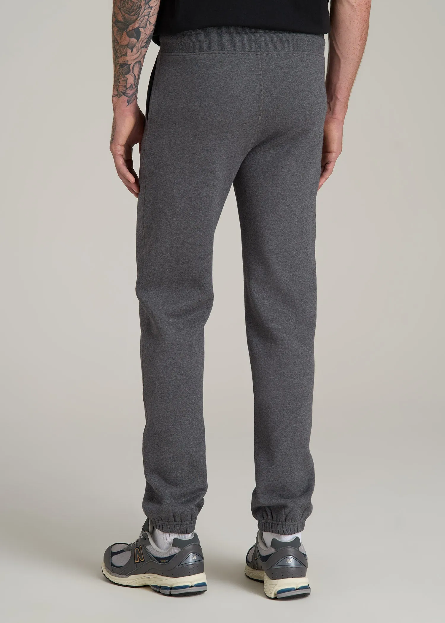 Wearever 2.0 Fleece Sweatpants for Tall Men in Charcoal Mix sold by American Tall product image thumbnail 5