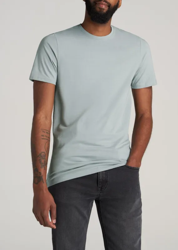 The Everyday REGULAR-FIT Crewneck Tall Men's T-Shirt in Quarry Grey sold by American Tall