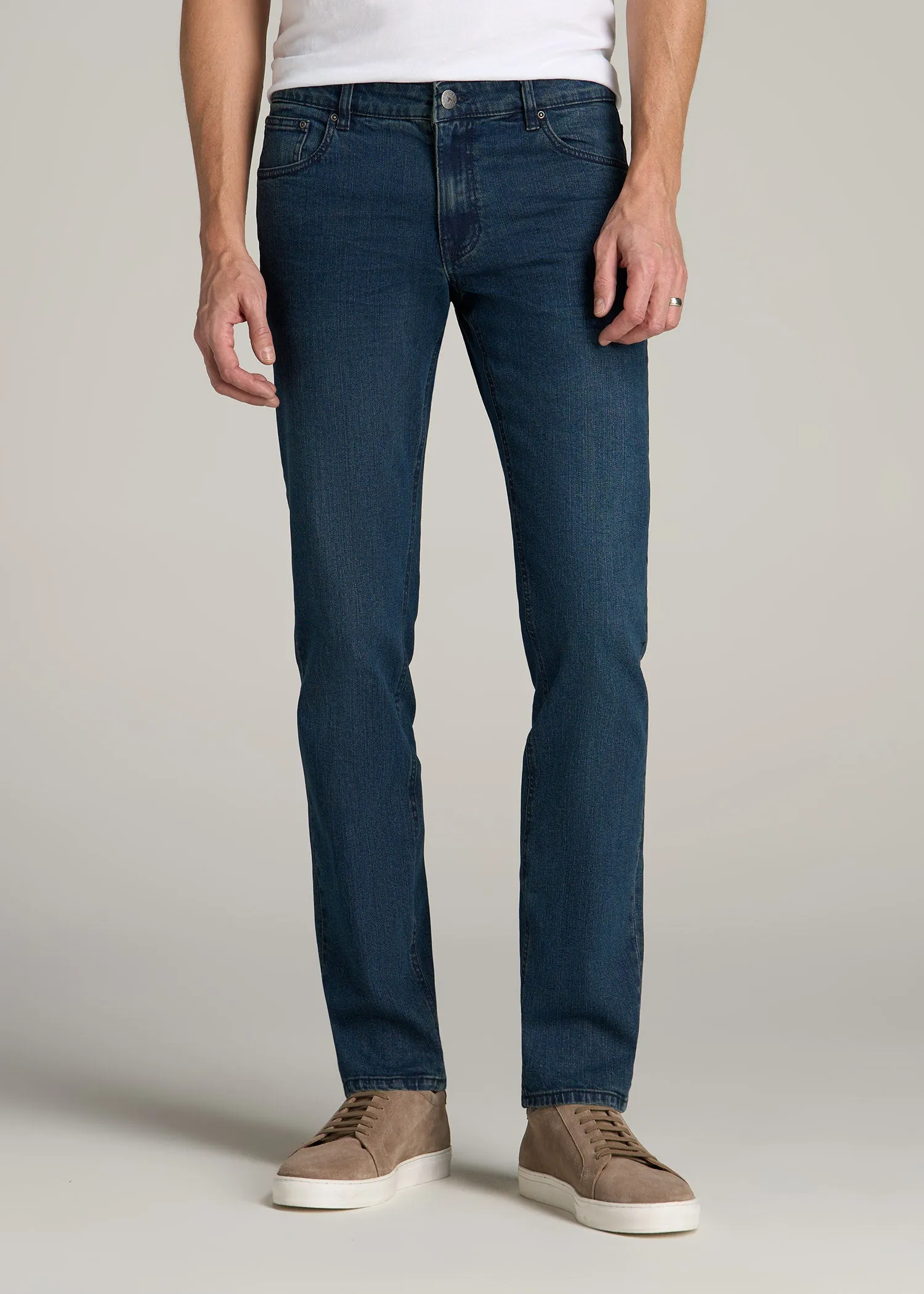Carman TAPERED Jeans for Tall Men in Coastal Blue sold by American Tall