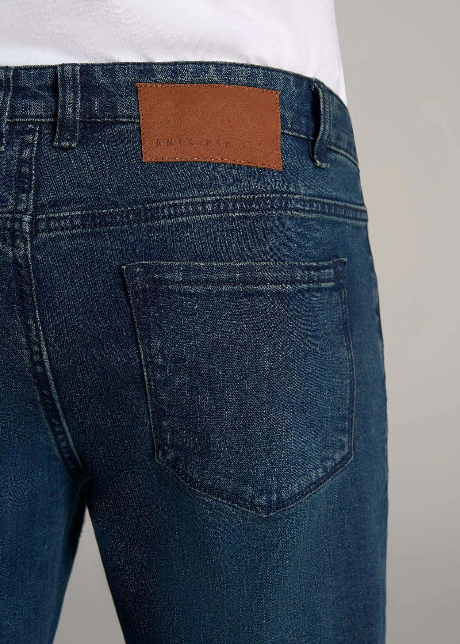 Carman TAPERED Jeans for Tall Men in Coastal Blue sold by American Tall product image thumbnail 2