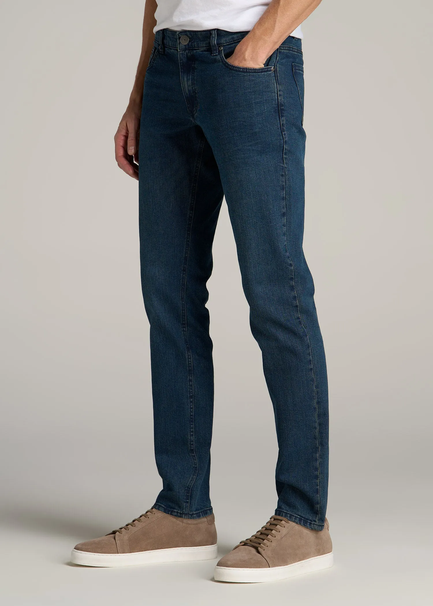 Carman TAPERED Jeans for Tall Men in Coastal Blue sold by American Tall product image thumbnail 3