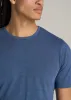 REGULAR-FIT Slub Tee in Steel Blue - Tall Men's Shirts sold by American Tall