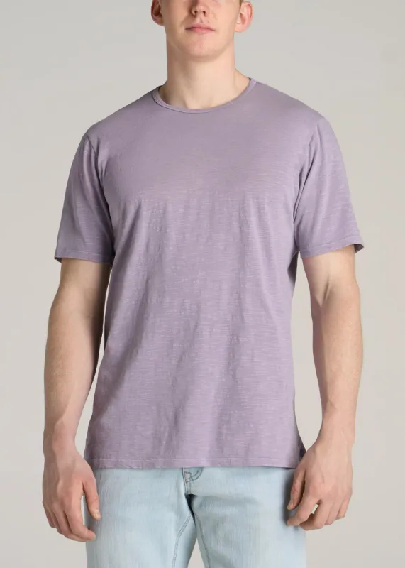REGULAR-FIT Slub Tee in Lavender - Tall Men's Shirts sold by American Tall