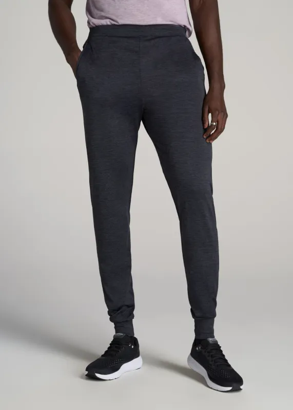 A.T. Performance Engineered Joggers for Tall Men in Charcoal Mix sold by American Tall