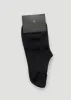 Women's No-Show Socks (X-Large Size: 10-13) | Black 3 Pack sold by American Tall