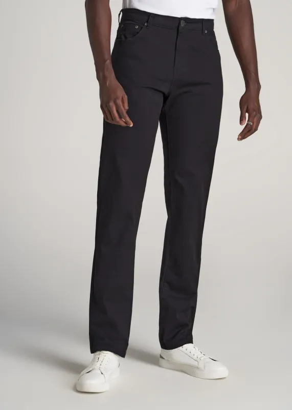 J1 STRAIGHT Leg Five-Pocket Pants for Tall Men in Black sold by American Tall