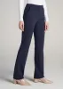 Slim Straight Leg Dress Pants for Tall Women in Navy sold by American Tall