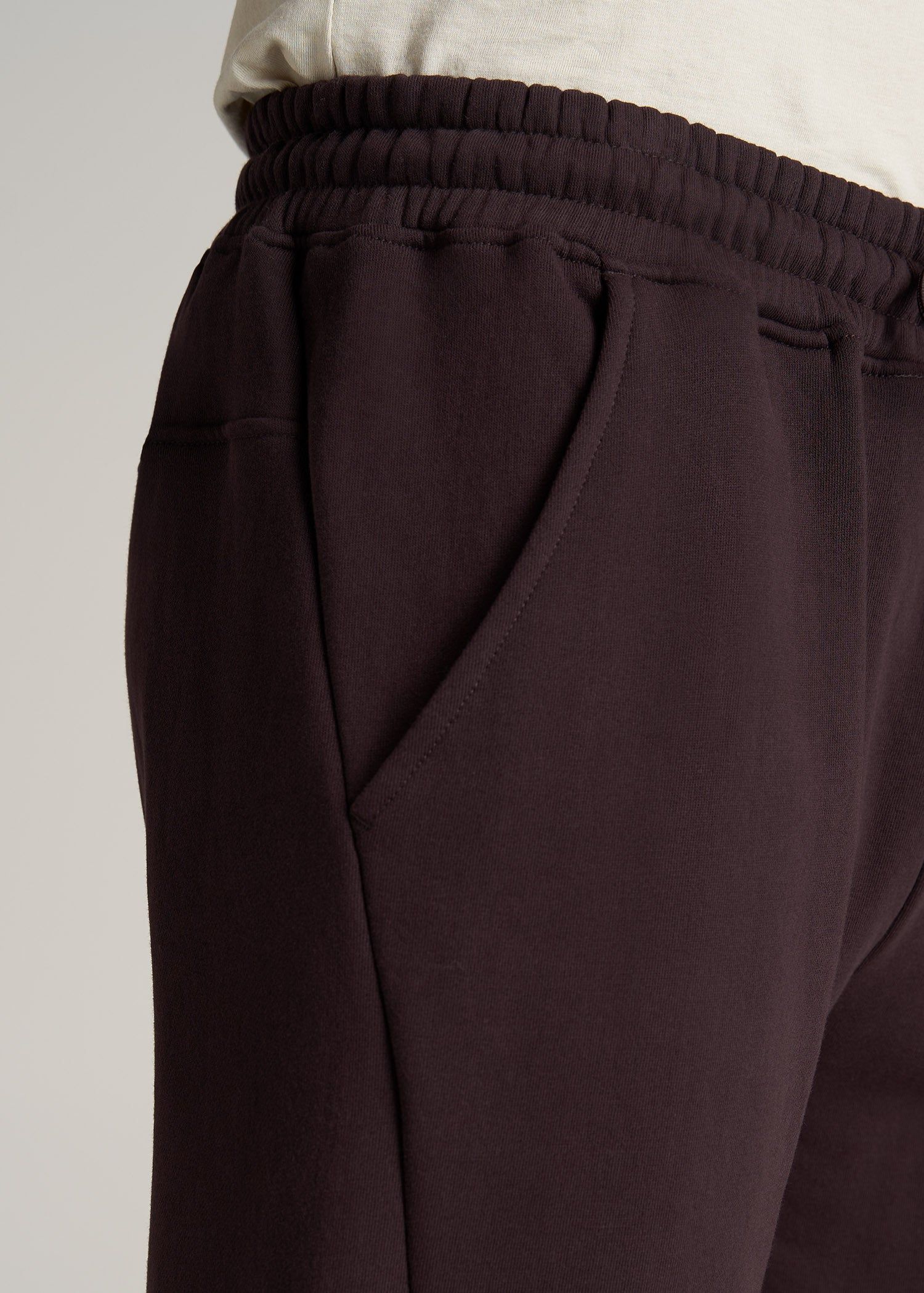 Wearever Fleece Joggers for Tall Men in Port sold by American Tall product image thumbnail 2