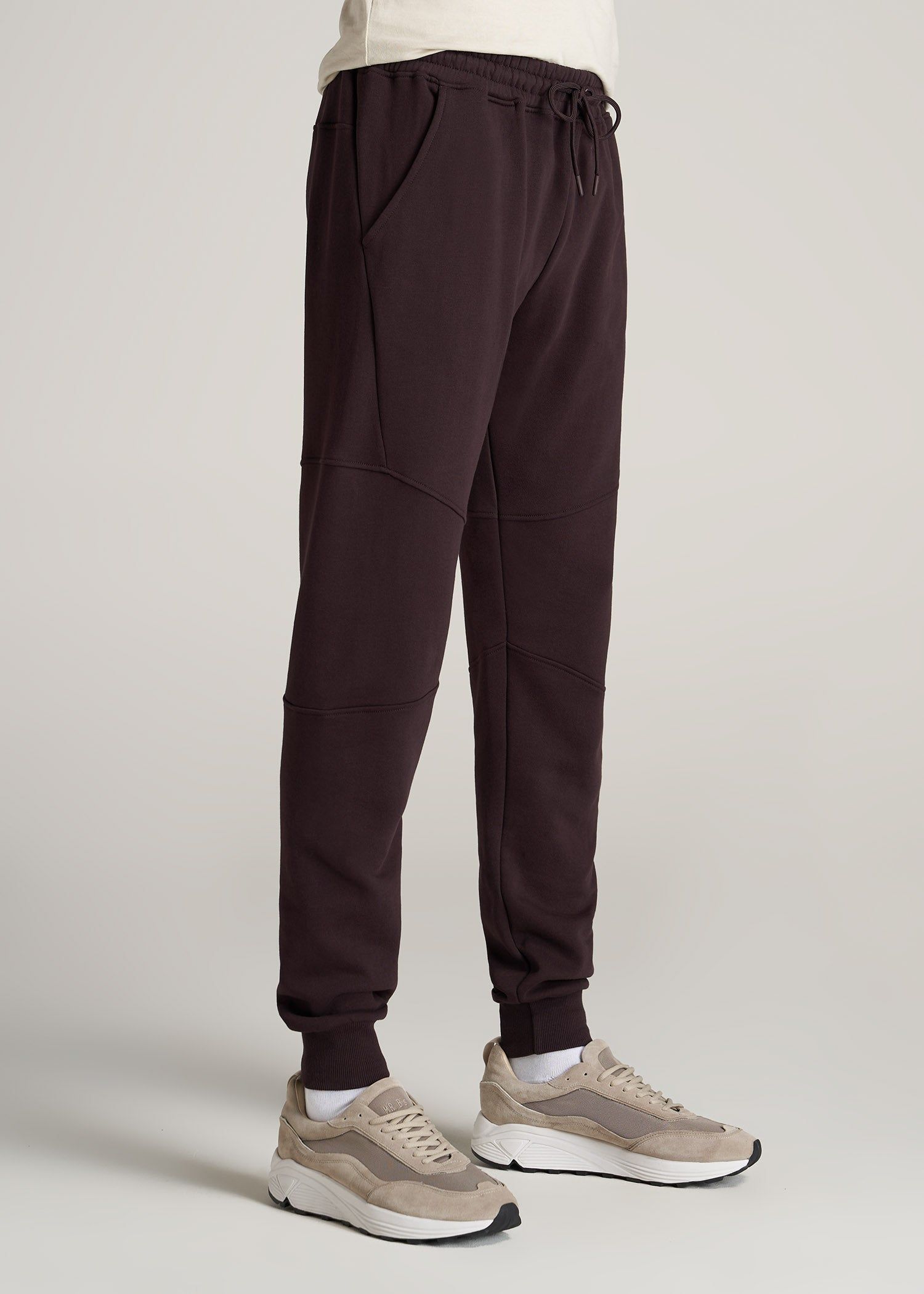 Wearever Fleece Joggers for Tall Men in Port sold by American Tall product image thumbnail 3