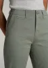 High Rise Tapered Chino Pants for Tall Women in Wreath Green sold by American Tall