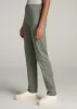 High Rise Tapered Chino Pants for Tall Women in Wreath Green sold by American Tall