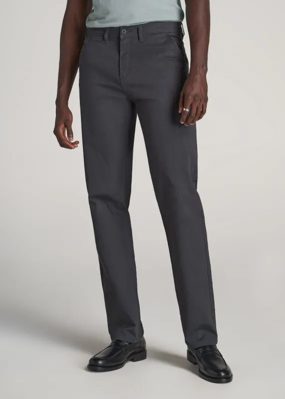 J1 STRAIGHT Leg Chinos for Tall Men in Iron Grey sold by American Tall
