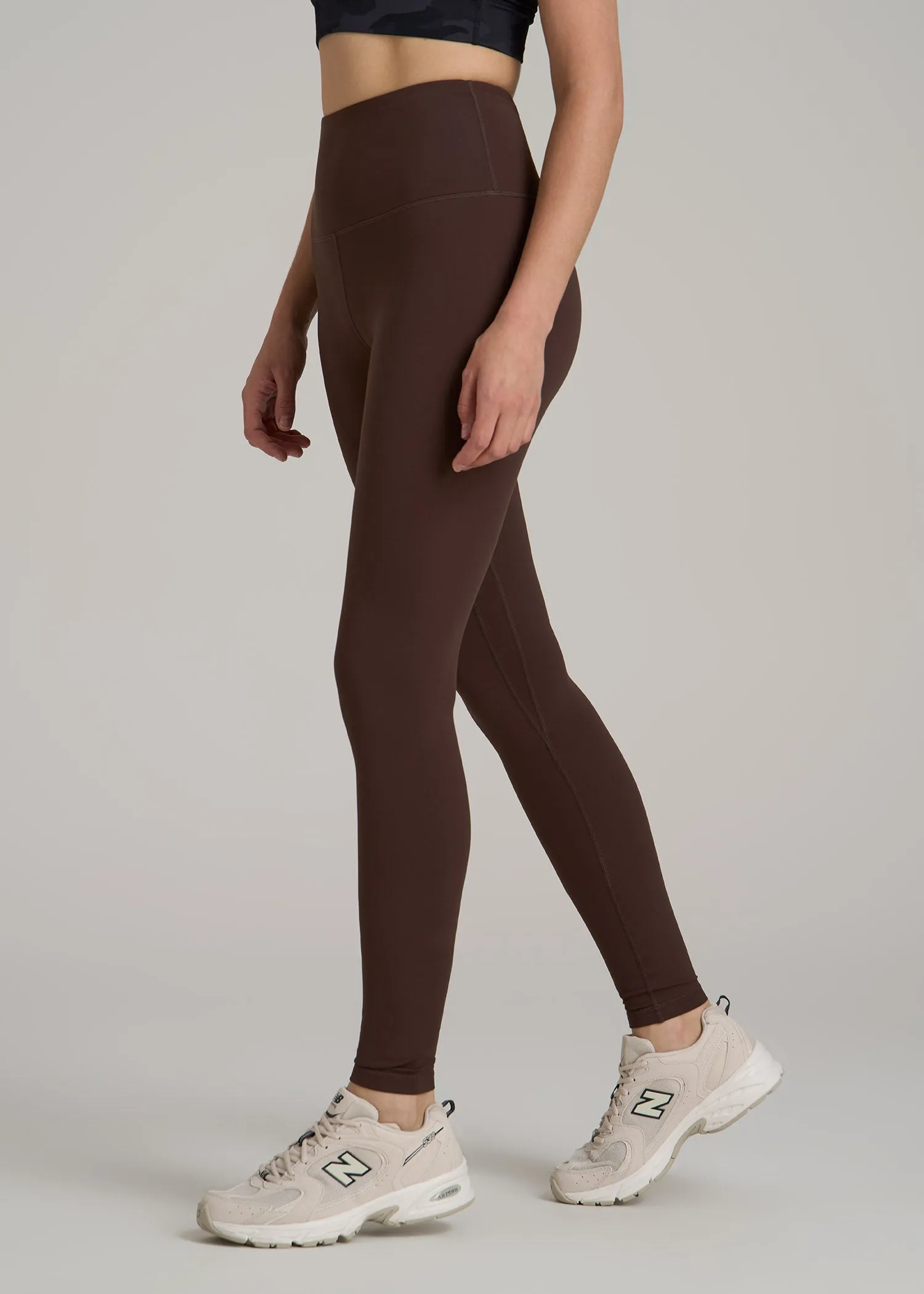 Balance High-Rise Leggings for Tall Women in Espresso sold by American Tall product image thumbnail 3