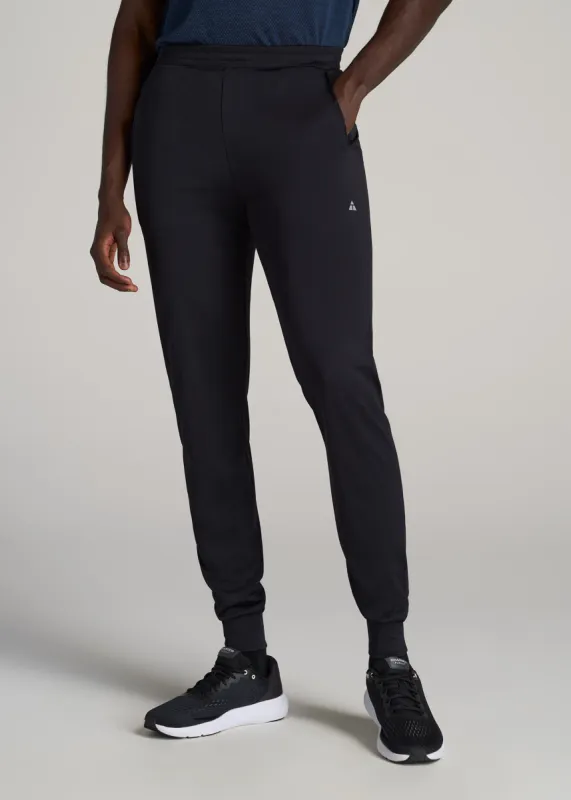 A.T. Performance Engineered Joggers for Tall Men in Black sold by American Tall