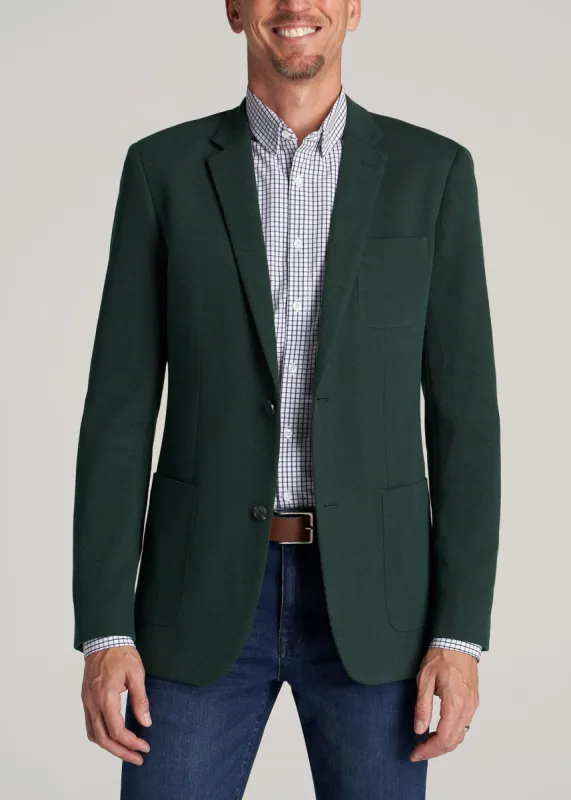 Men's Tall Blazer in Midnight Green sold by American Tall