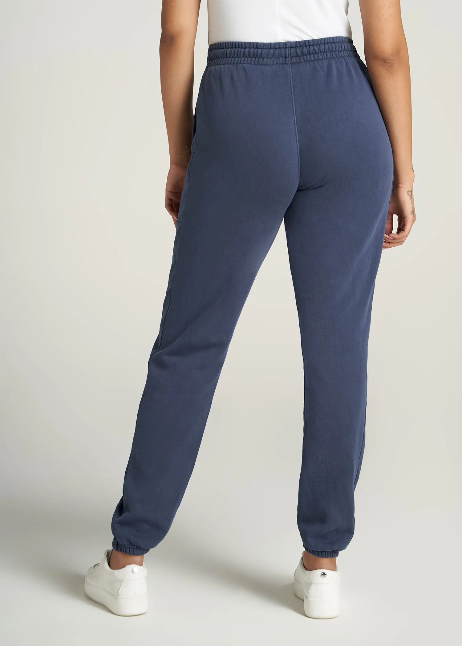 Wearever Fleece Regular Fit Sweatpants for Tall Women in Navy sold by American Tall product image thumbnail 5