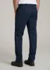 LJ&S Stretch Twill STRAIGHT-LEG Work Pants for Tall Men in Marine Blue sold by American Tall